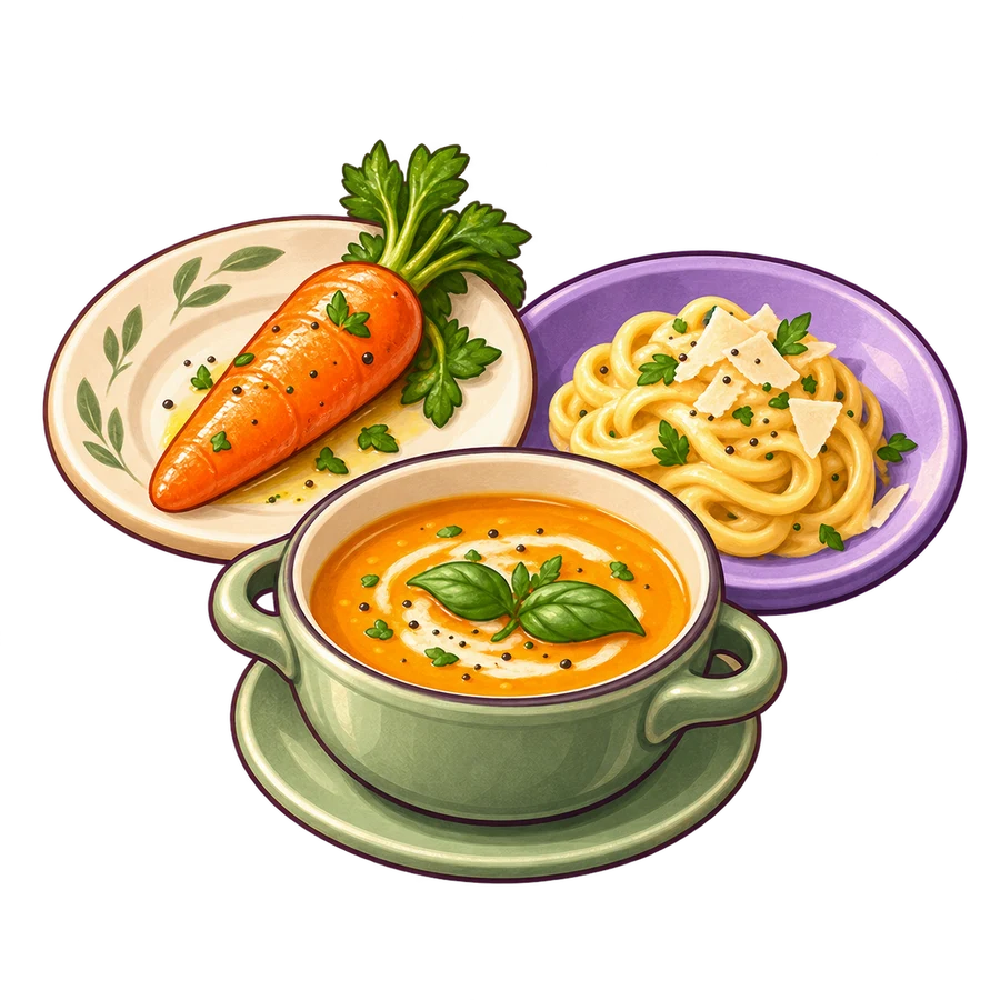 A colourful meal
